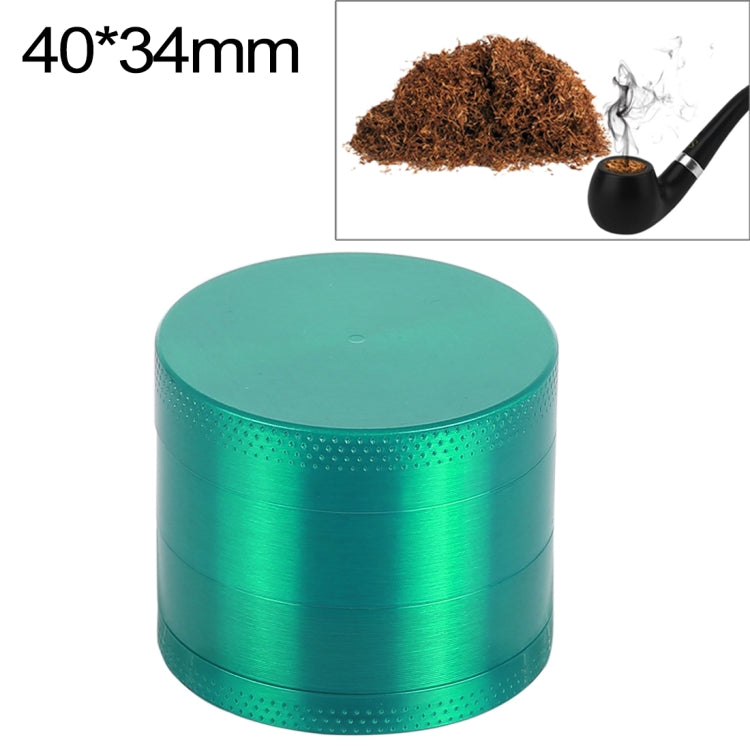 Mini smerigliatrice per sigarette per tabacco alle erbe in lega di zinco da 40 mm a 4 strati Mini smerigliatrice per sigarette per tabacco alle erbe in lega di zinco da 40 mm a 4 strati